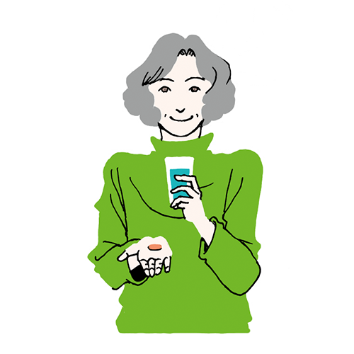 ブルトン型チロシンキナーゼ（BTK）阻害薬イラスト