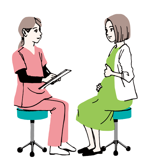 妊娠・出産を考えている方へイラスト